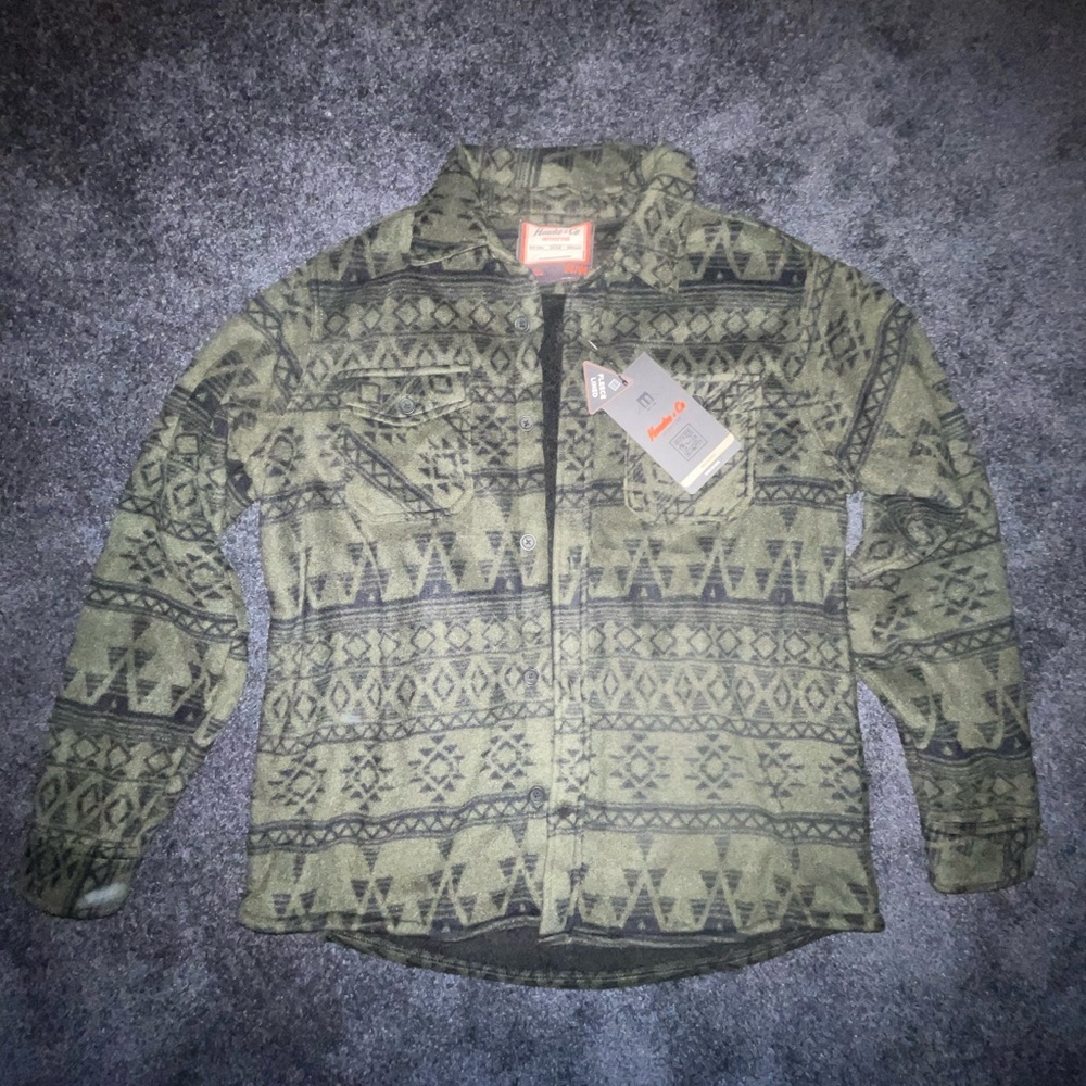 Hawke & Co Green Patterned Jacket